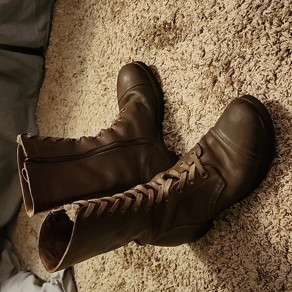 Zipper combat boots - Picture 3 of 5